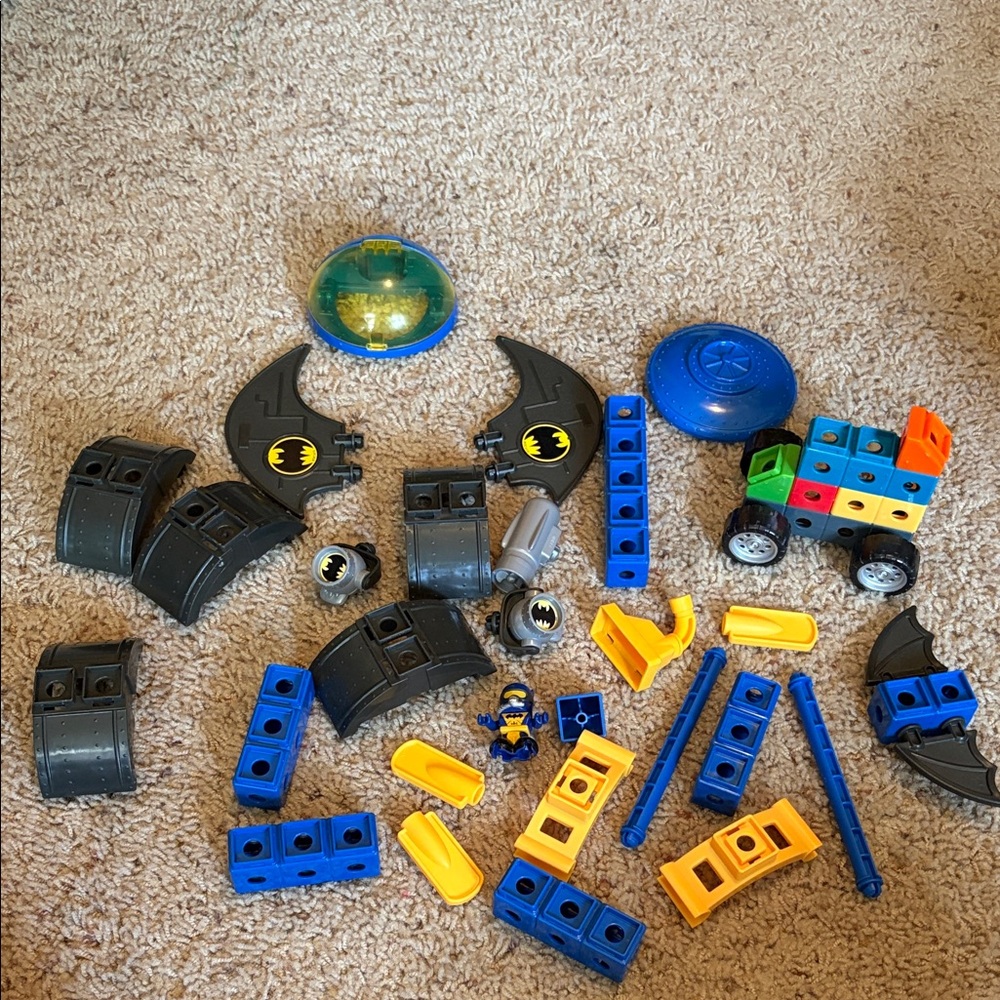 Fisher Price Trio Blocks Batman Theme Parts And pieces